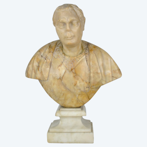 Busto in marmo di imperatore romano, XVII secolo