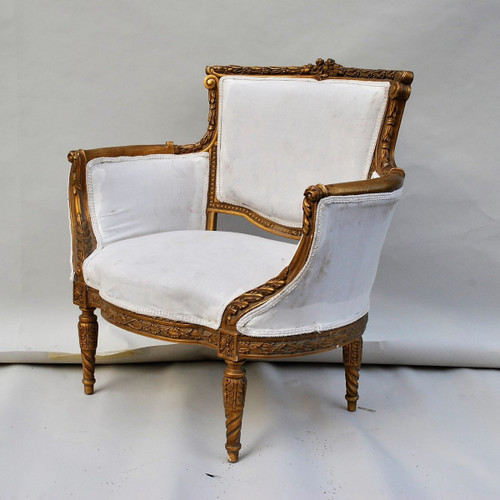 Marquise En Bois Doré, Style Louis XVI, XXème Siècle