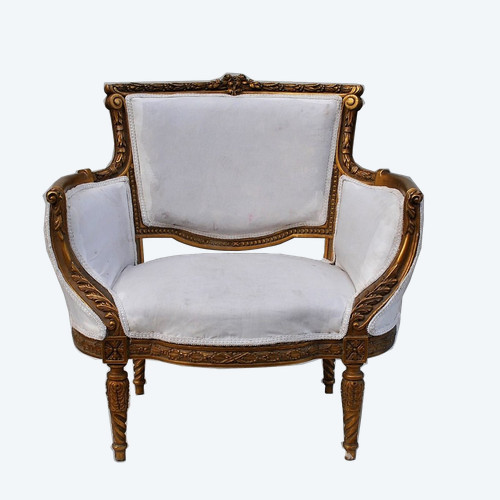 Marquise En Bois Doré, Style Louis XVI, XXème Siècle
