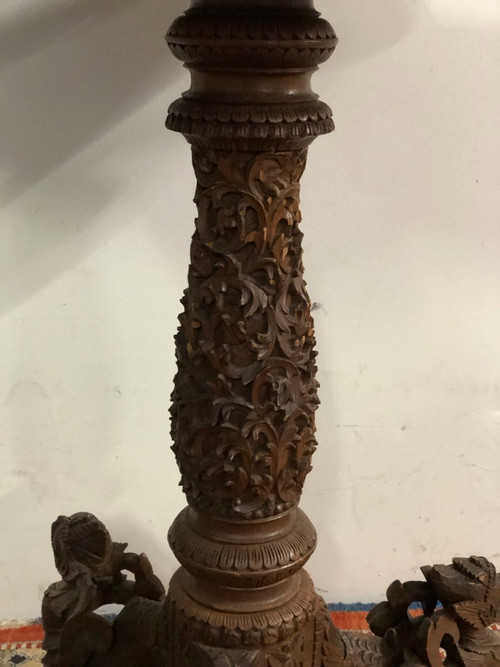 Tavolino Thai - Legno esotico, inizi del XX secolo
