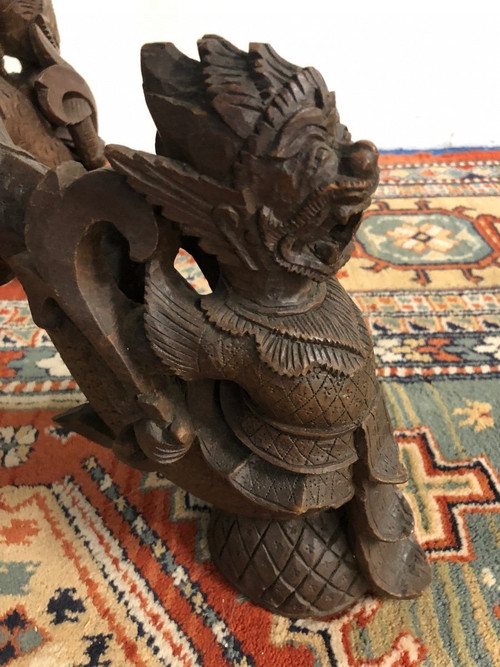 Tavolino Thai - Legno esotico, inizi del XX secolo