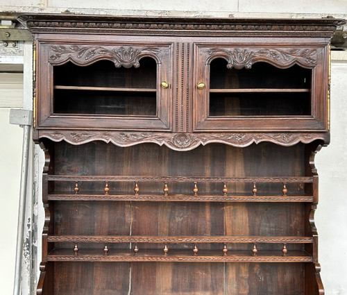 Buffet Vaisselier Normand En Frêne De Style Louis XV époque XIXéme Siècle