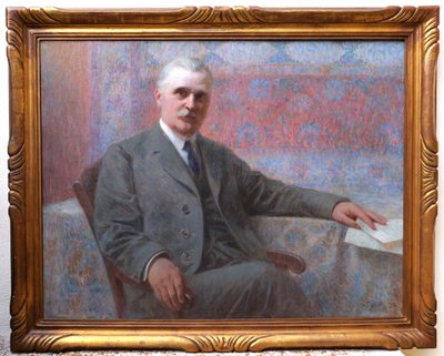 Marcel POGGIOLI, Presumed portrait of the composer Vincent d'INDY