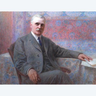 Marcel POGGIOLI, Presumed portrait of the composer Vincent d'INDY