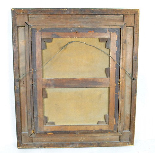 Olio Su Tela, Scena Di Interno, Scuola Settentrionale, XIX Secolo