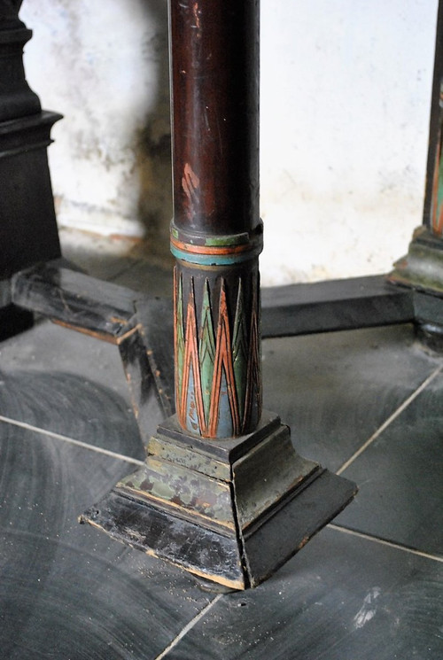 *Offre spéciale**Console + Miroir Egyptomanie,  Madrasa Craft School, Début XXème