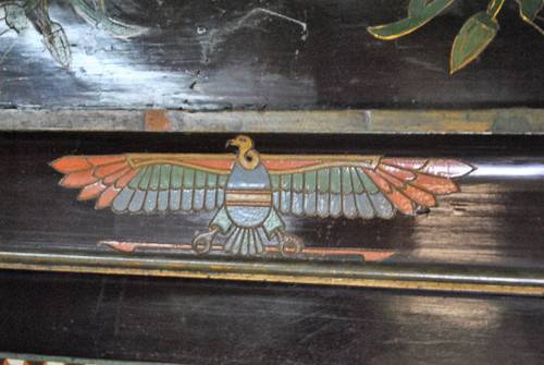 *Offre spéciale**Console + Miroir Egyptomanie,  Madrasa Craft School, Début XXème