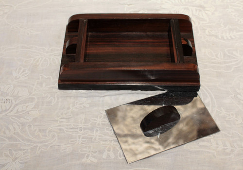 Art Deco rosewood and metal box circa 1930