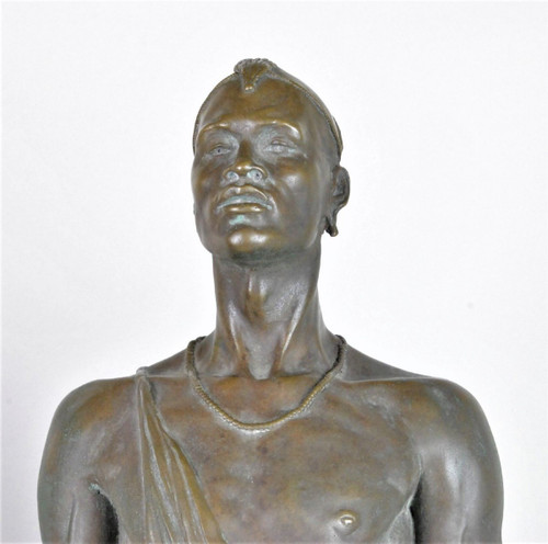 *Offre spéciale*Coppia di Grandi Bronzi di Massai, XX Secolo