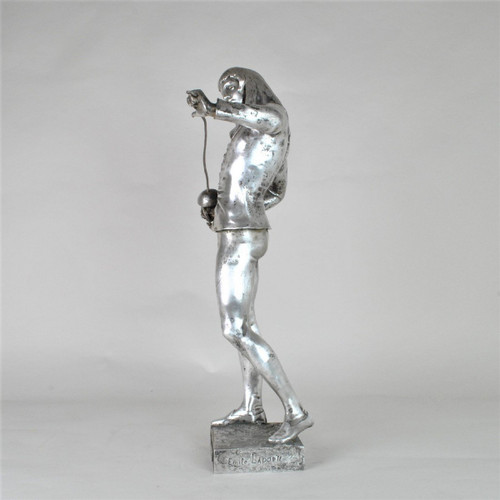 E Laporte, 1ères Armes, Bronze Argenté Signé, XIXème Siècle