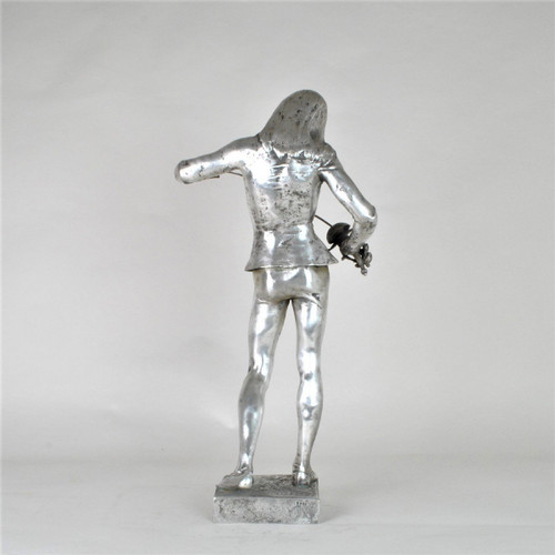 E Laporte, 1ères Armes, Bronze Argenté Signé, XIXème Siècle