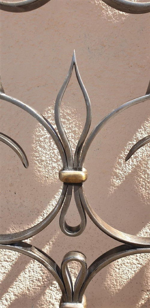 *Offre spéciale*Charles Piguet, Double-porte d'Intérieur En Fer Forgé, Début XXème Siècle