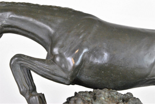 Piga, Steeplechase, Signed Bronze, 20th Century
