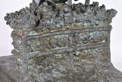 Piga, Steeplechase, Signed Bronze, 20th Century