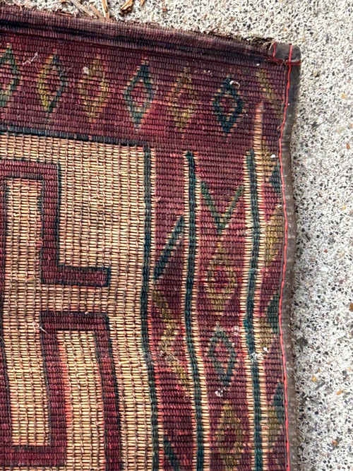 Grande Natte - Paillasse De Tente Mauritanienne Début XXéme L 300 cm