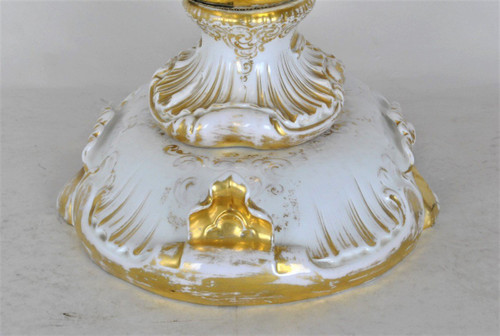 Grande vaso da sposa in porcellana, metà del XIX secolo