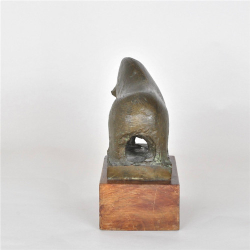 Animale senza testa, scultura in bronzo, anni '50/'60