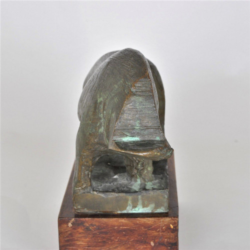 Animale senza testa, scultura in bronzo, anni '50/'60