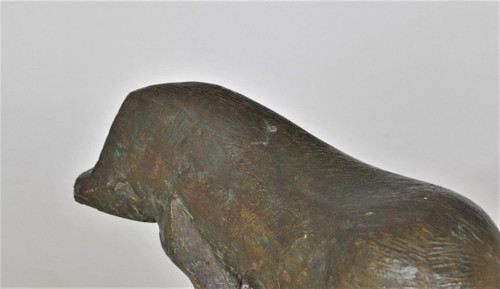 Animale senza testa, scultura in bronzo, anni '50/'60