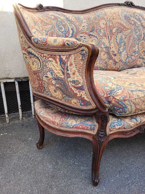 *Offre spéciale *Basket Sofa In Walnut, 18th Century Period