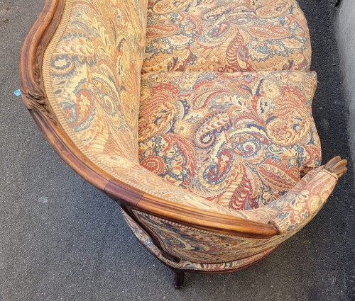 *Offre spéciale *Basket Sofa In Walnut, 18th Century Period