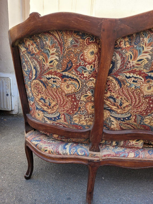 *Offre spéciale *Basket Sofa In Walnut, 18th Century Period