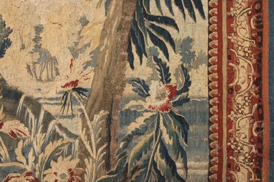 Arazzo di Aubusson, verde del XVIII secolo.