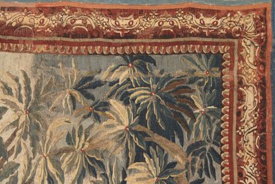 Arazzo di Aubusson, verde del XVIII secolo.