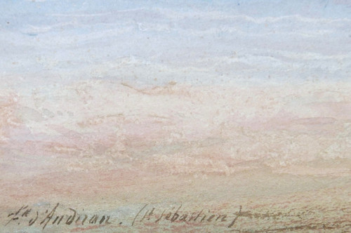 Jean Christophe Frédéric-François D'ANDIRAN, Vue animée de San Sebastián (Donostia)
