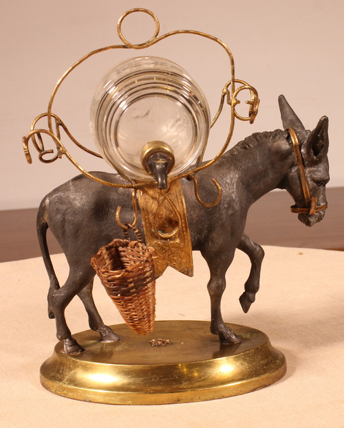 Cave à Liqueur à l'âne d'époque Napoléon III