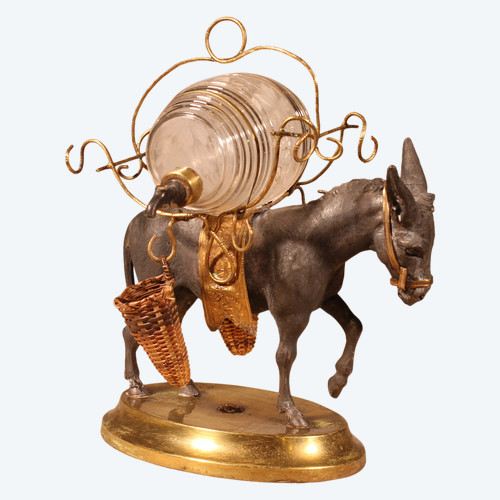 Cave à Liqueur à l'âne d'époque Napoléon III