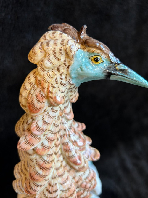 Pair Of Porcelain Birds - Meissen - Saxony - 19th century