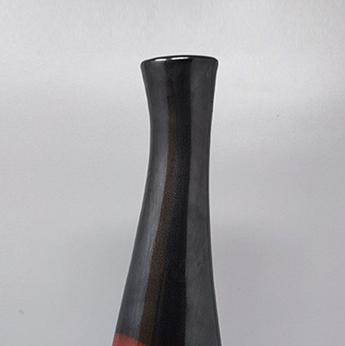 1970 Magnificent large red vase by Marei Ceramic. Made in Germany