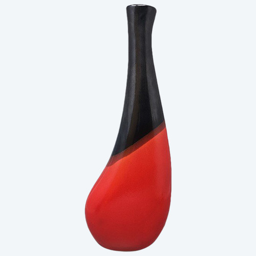 1970 Prächtige große rote Vase von Marei Ceramic. Hergestellt in Deutschland