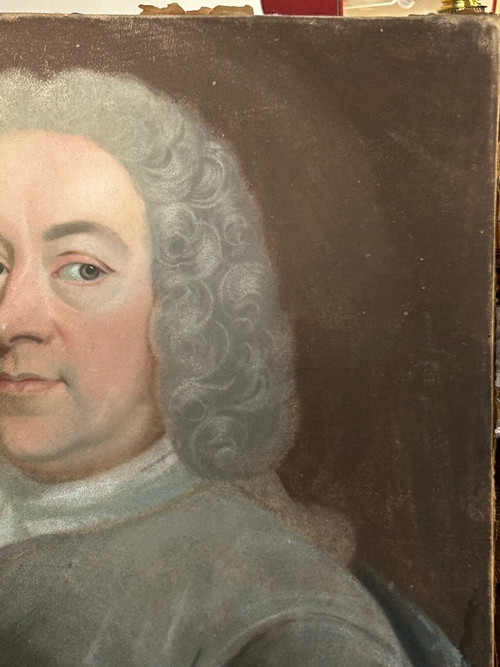 Portrait Of A Man 18th Century -pastel