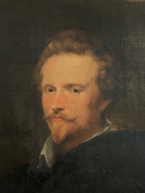 Anthony Van Dyck After - Porträt von Johannes Baptista Franck um 1621 - Anfang des 19. Jahrhunderts