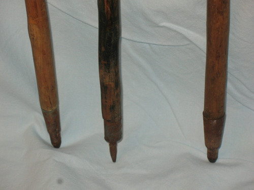Alpine walking canes with badges 50s-60s Bavaria Germany Austria