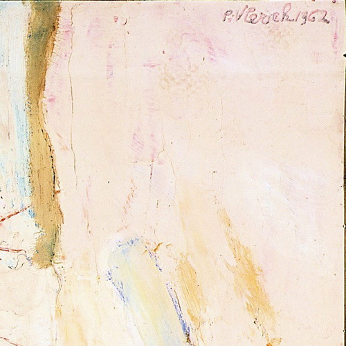 Abstraktes impressionistisches Gemälde auf Tafel „Ineffable“ von Pierre Vlerick.