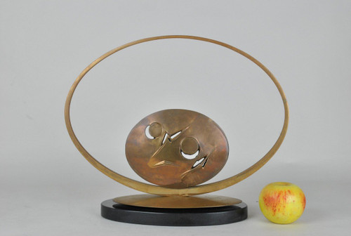 Carmello Cappello, Scultura In Bronzo Su Base, XX Secolo