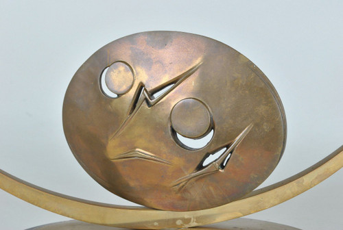 Carmello Cappello, Scultura In Bronzo Su Base, XX Secolo