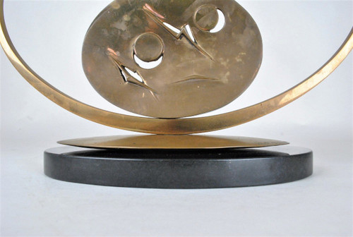 Carmello Cappello, Scultura In Bronzo Su Base, XX Secolo
