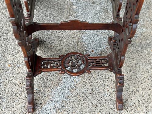 Suite De Quatre Tables Gigognes Japonisantes D’époque XIXe