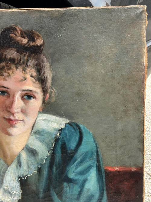 Porträt einer jungen Frau um 1890 - 1900