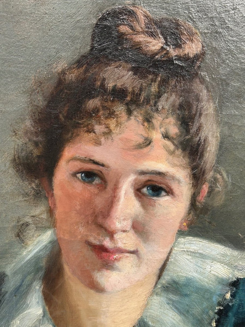 Porträt einer jungen Frau um 1890 - 1900
