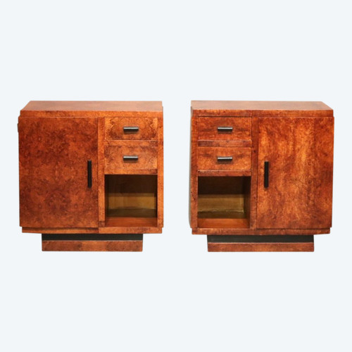 Paire de chevets Art déco