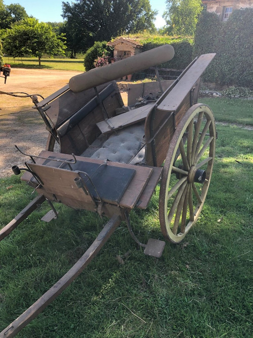 Charrette Ancienne XIXéme Attelage Hippomobile - Calèche - Fiacre
