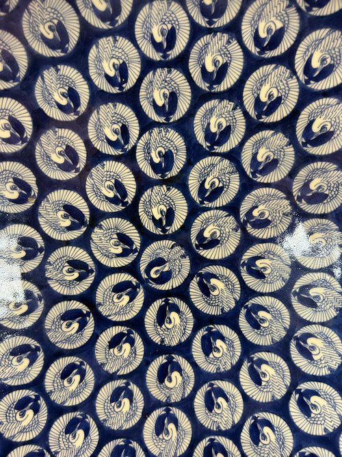 Énorme Plat En Porcelaine Du Japon époque Fin XIXe - Diamètre 55 Cm