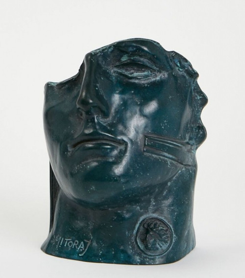 Sculpture - Igor Mitoraj “Centurion II” - Visage en bronze