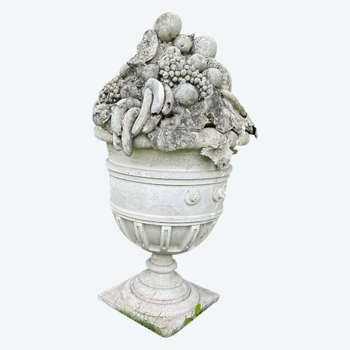 Huge Vase - Pot à Fruits Décoration De Jardin XXe Siècle