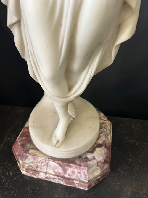 Antonio Canova (1757- 1822) Dopo - La ballerina - Italia - scultura in alabastro XIX secolo
